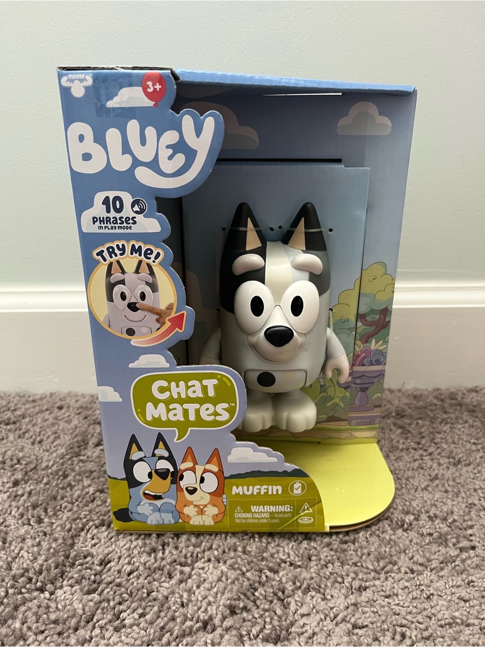 Bluey Chat Mates Muffin Talking Toy - 10 Phrases